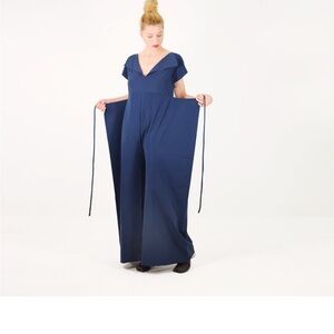 Convertible Dark Green Pants Jumpsuit by Clotilde